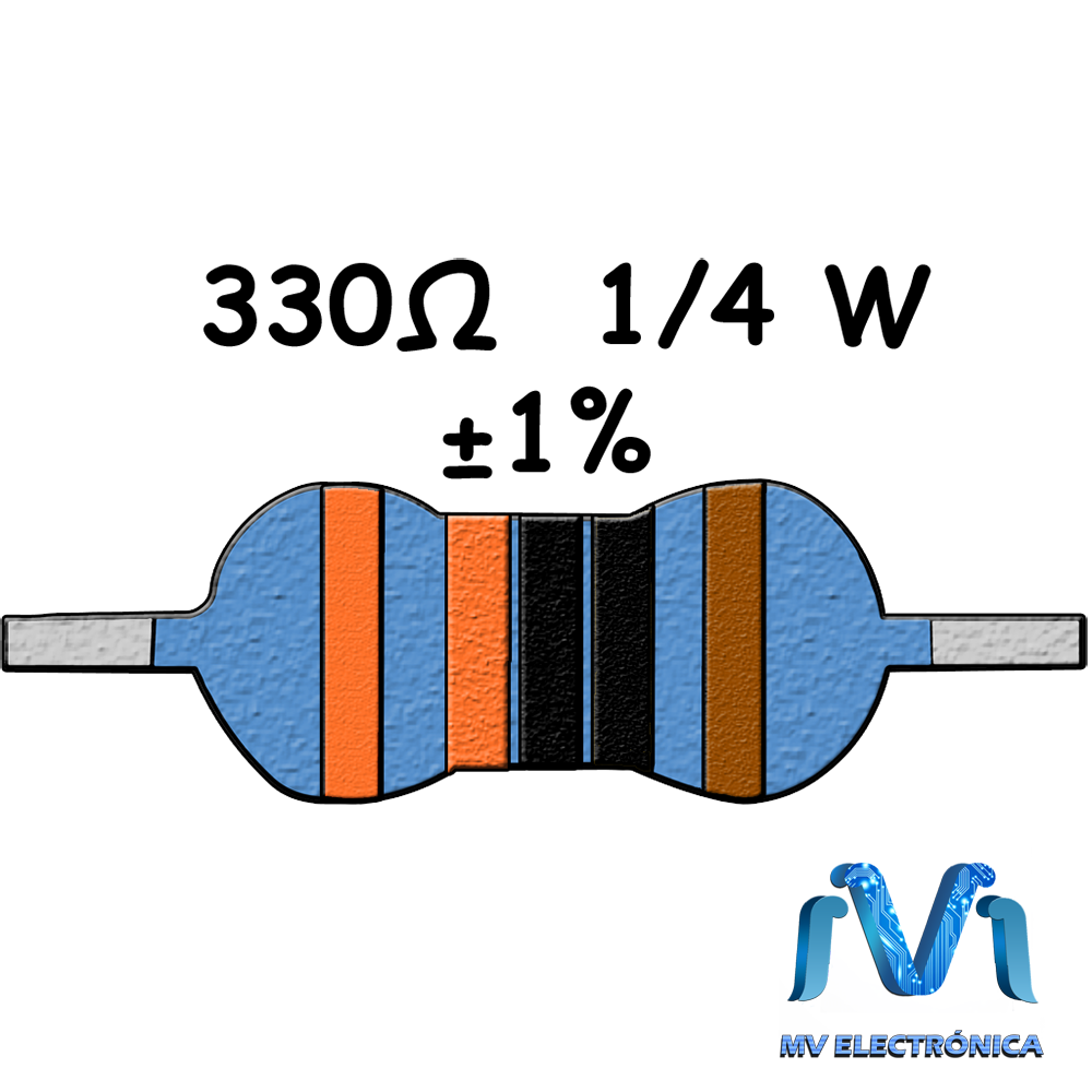 330 OHMS RESISTENCIA DE 1 4 WATTS 330-ohms-resistencia-de-1-4-watts